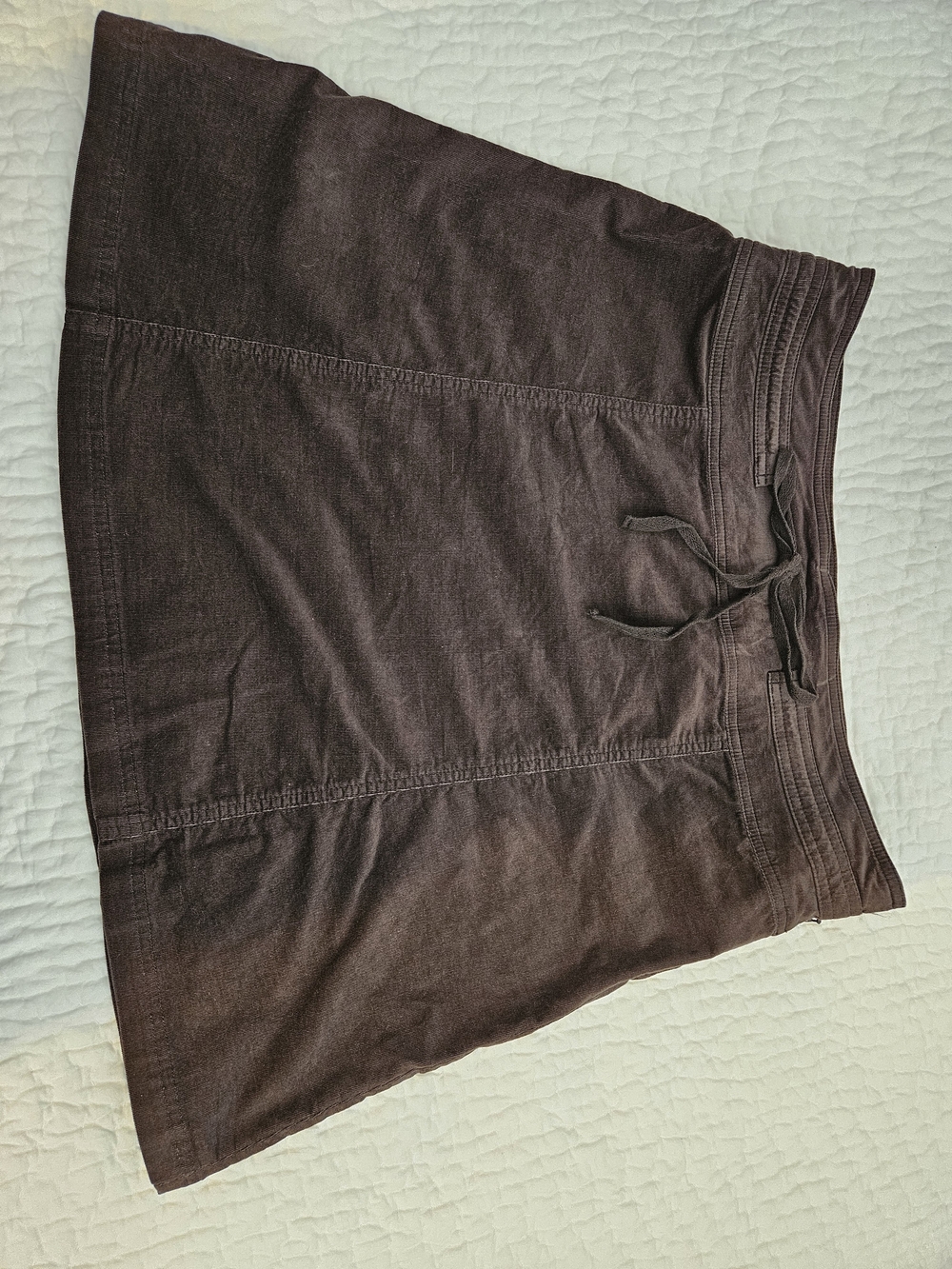 Sahalie Brown Corduroy Skirt